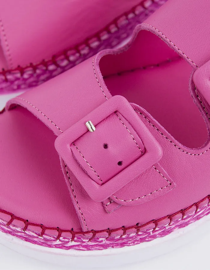 Fitzroy Cuir Fuchsia
