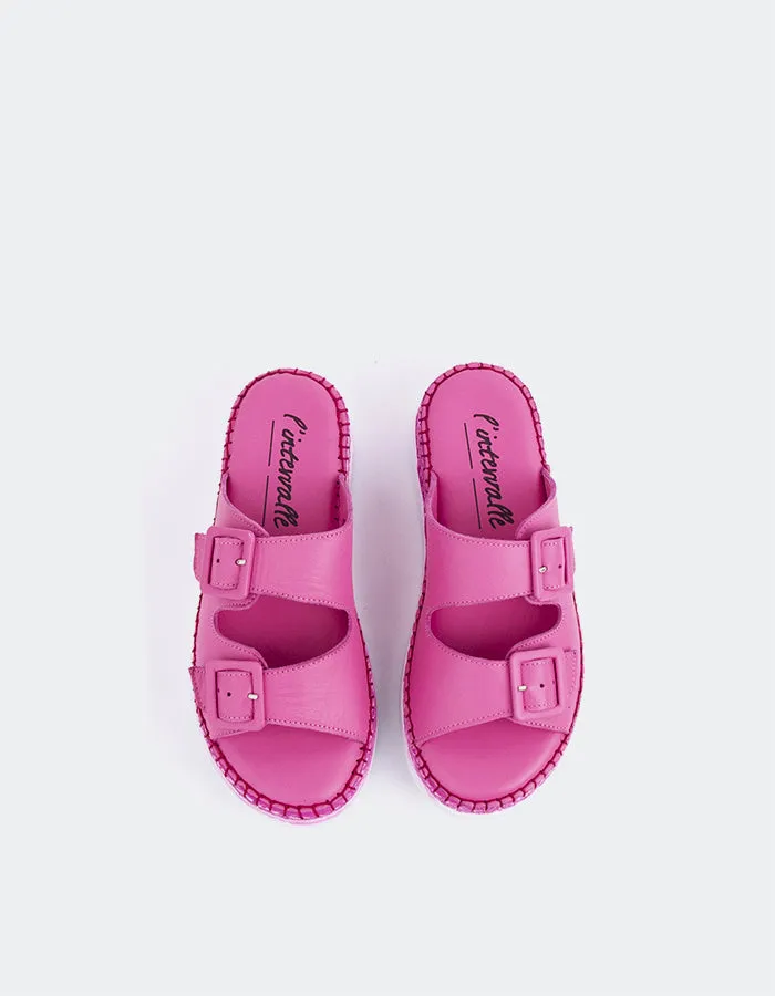 Fitzroy Cuir Fuchsia