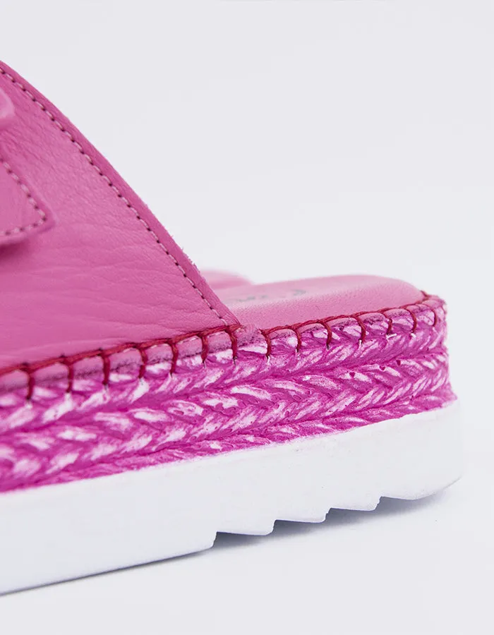 Fitzroy Cuir Fuchsia