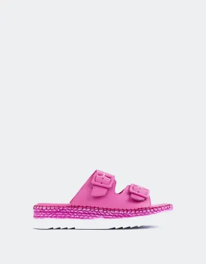 Fitzroy Cuir Fuchsia