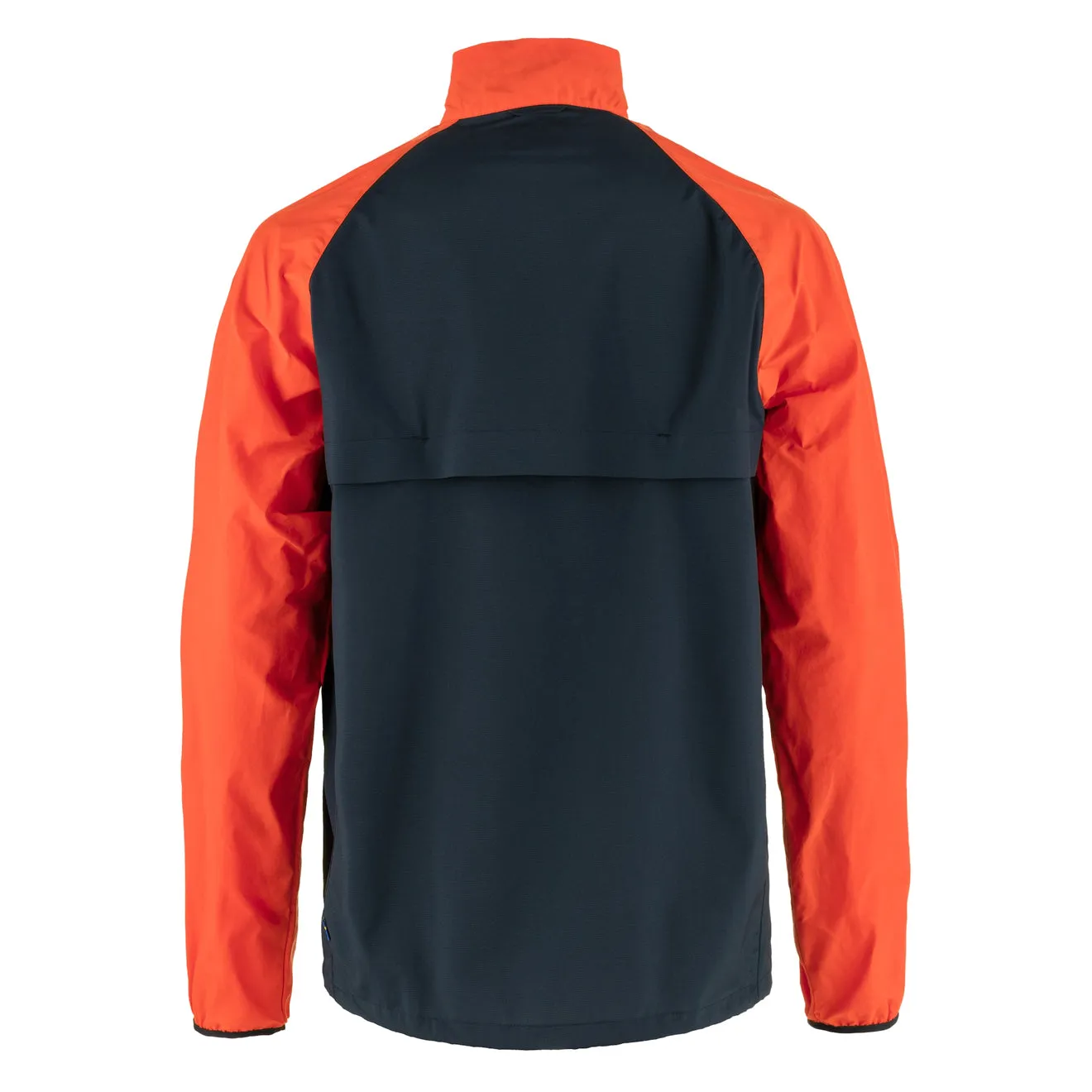 Veste coupe-vent hybride Fjallraven High Coast Bleu marine / Orange flamme