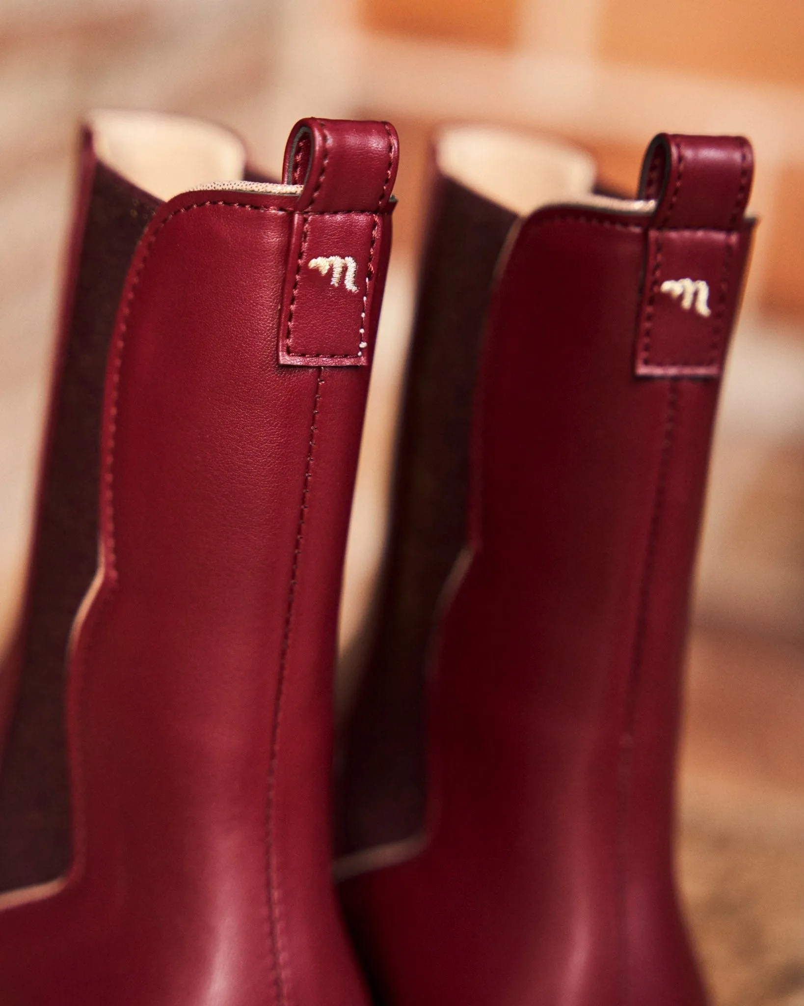 Bottes Chelsea en daim végan recyclé éphémère | Grand Cru