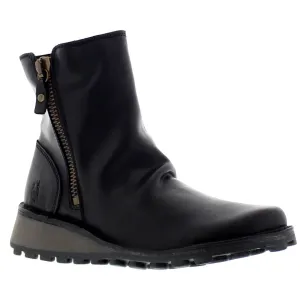 Bottes cheville femme Fly London Mong 944 en cuir