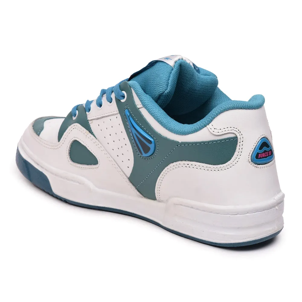 Baskets Casual Force 10 à Lacets Bleues Pour Hommes DUPLAY NOUVEAU Par Liberty