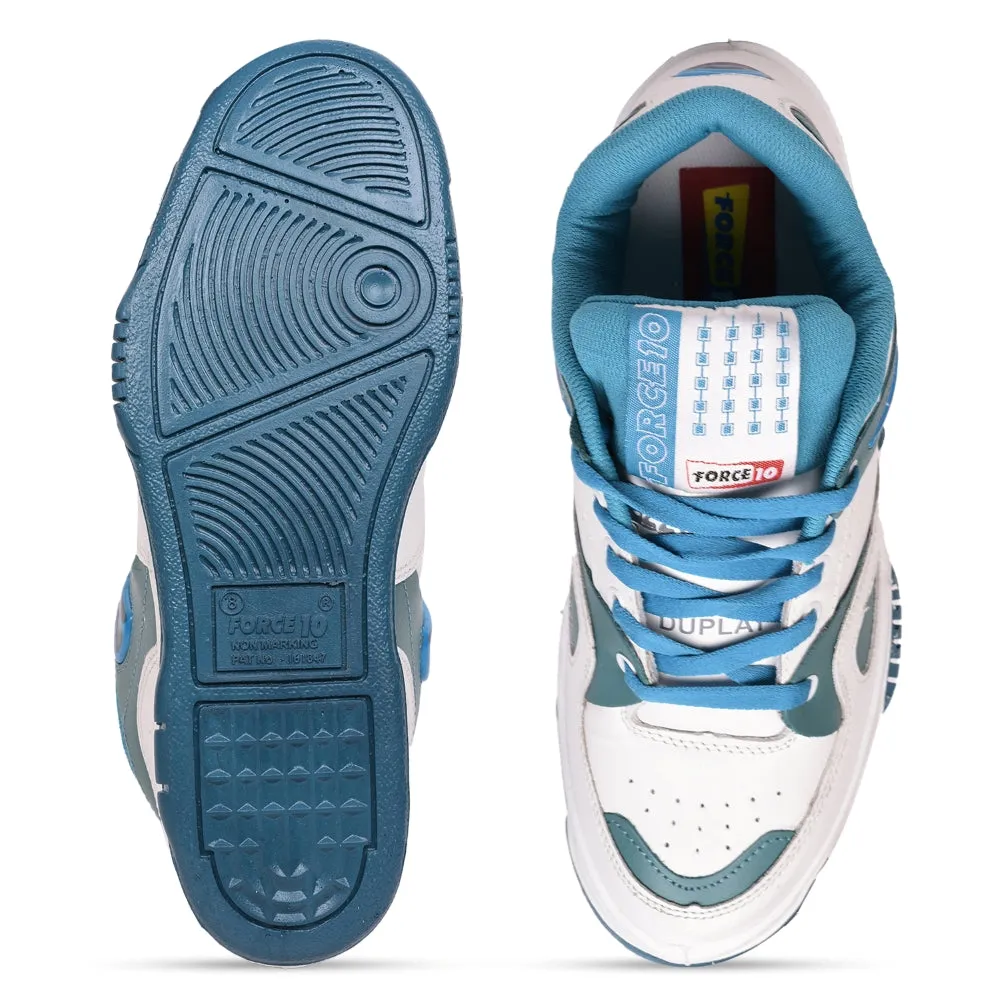 Baskets Casual Force 10 à Lacets Bleues Pour Hommes DUPLAY NOUVEAU Par Liberty