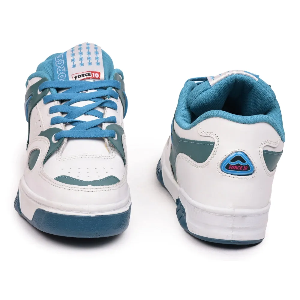 Baskets Casual Force 10 à Lacets Bleues Pour Hommes DUPLAY NOUVEAU Par Liberty