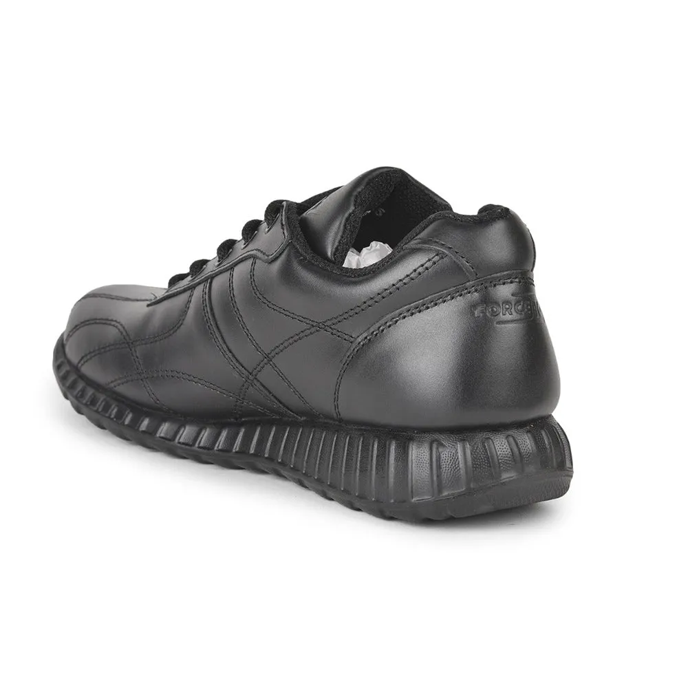 Chaussures décontractées à lacets Force 10 noires pour hommes 9906-05 par Liberty