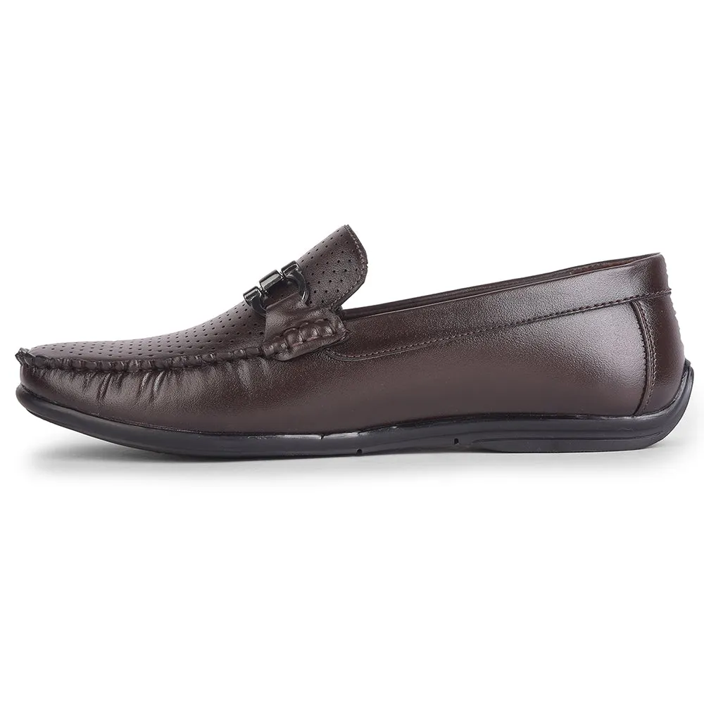 Mocassins Décontractés Fortune Brown Pour Hommes HML-10E Par Liberty