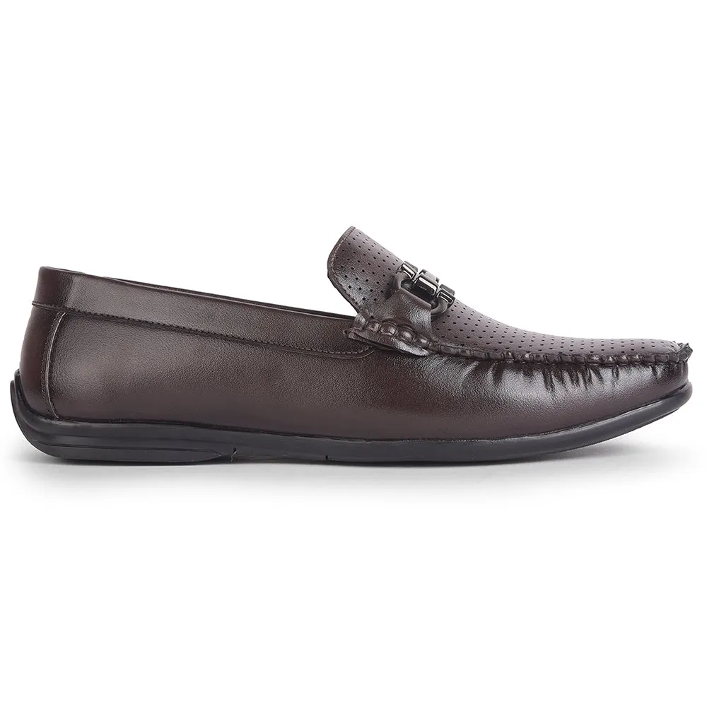 Mocassins Décontractés Fortune Brown Pour Hommes HML-10E Par Liberty
