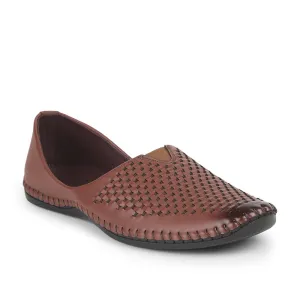 Mocassins décontractés Fortune Tan Mojari pour hommes AVN-40 par Liberty