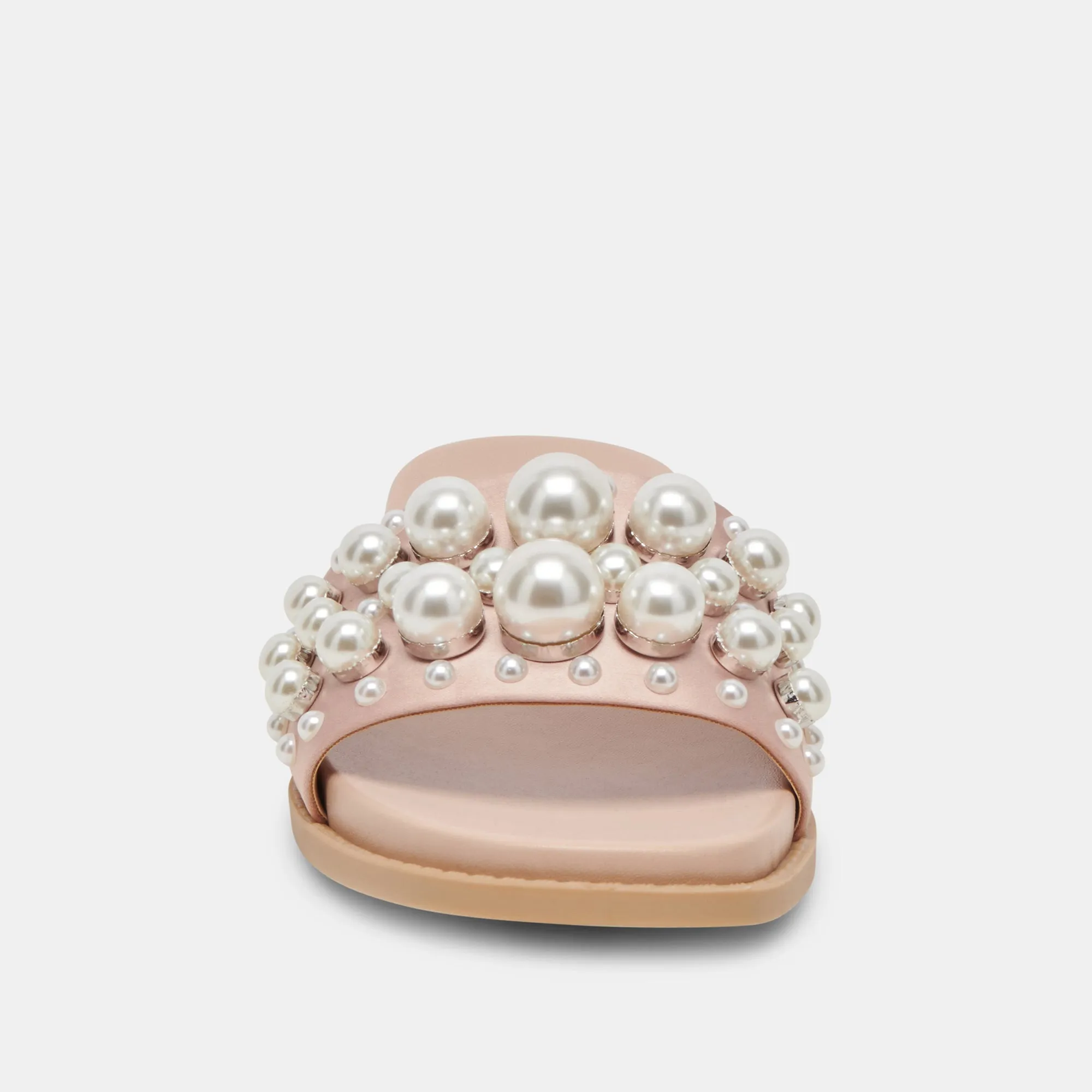 SANDALES GABBI PEARL ROSE NACRÉ PERLES