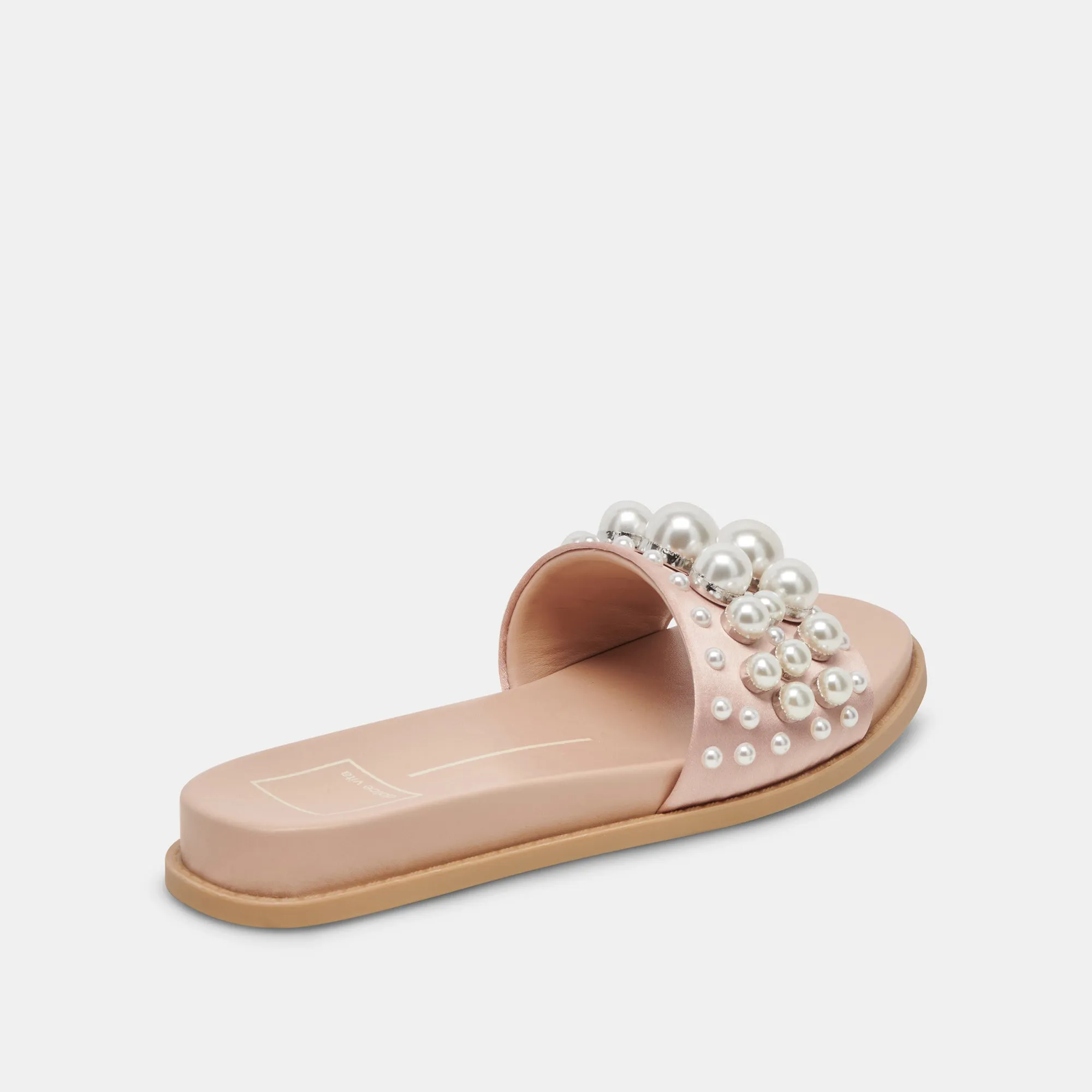 SANDALES GABBI PEARL ROSE NACRÉ PERLES