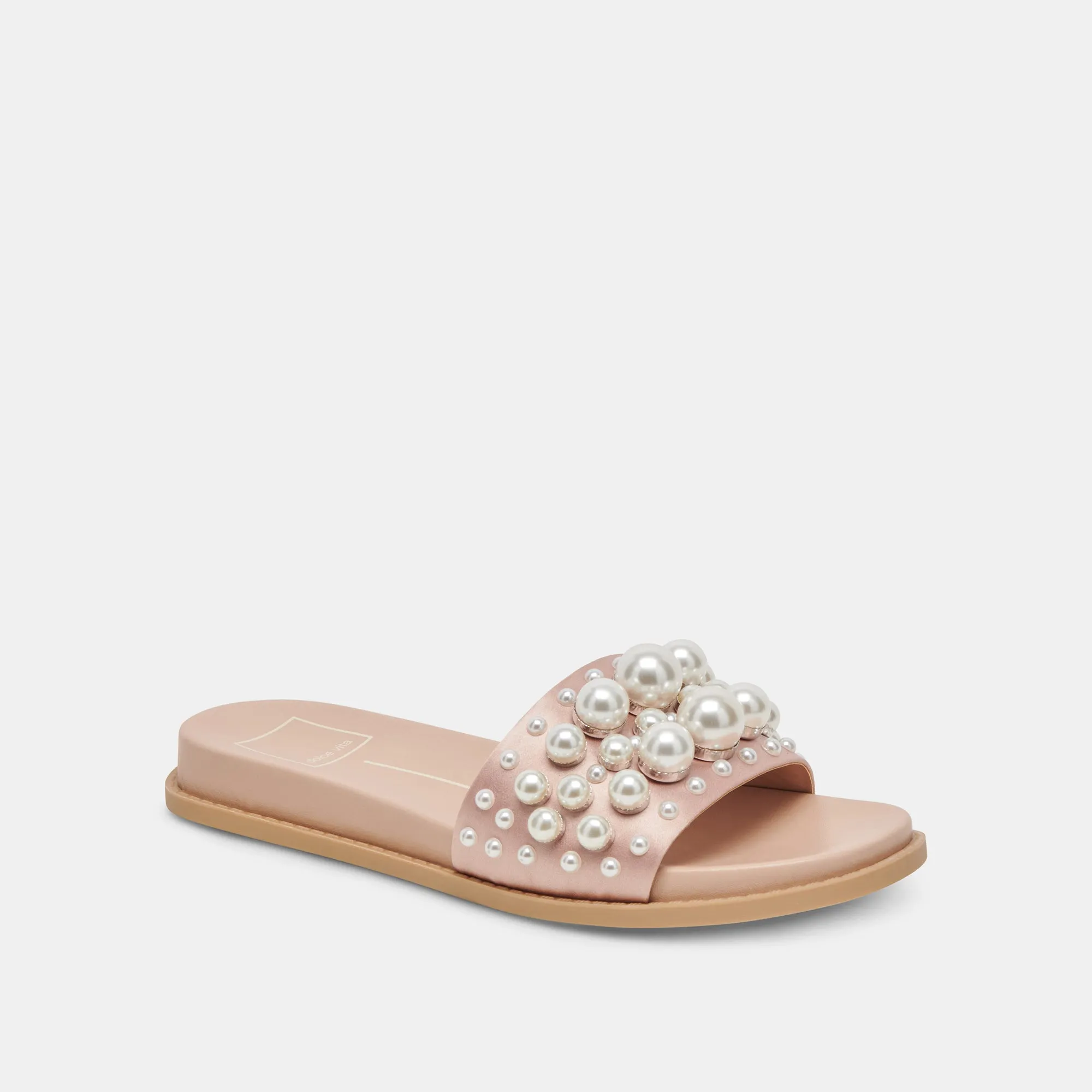 SANDALES GABBI PEARL ROSE NACRÉ PERLES