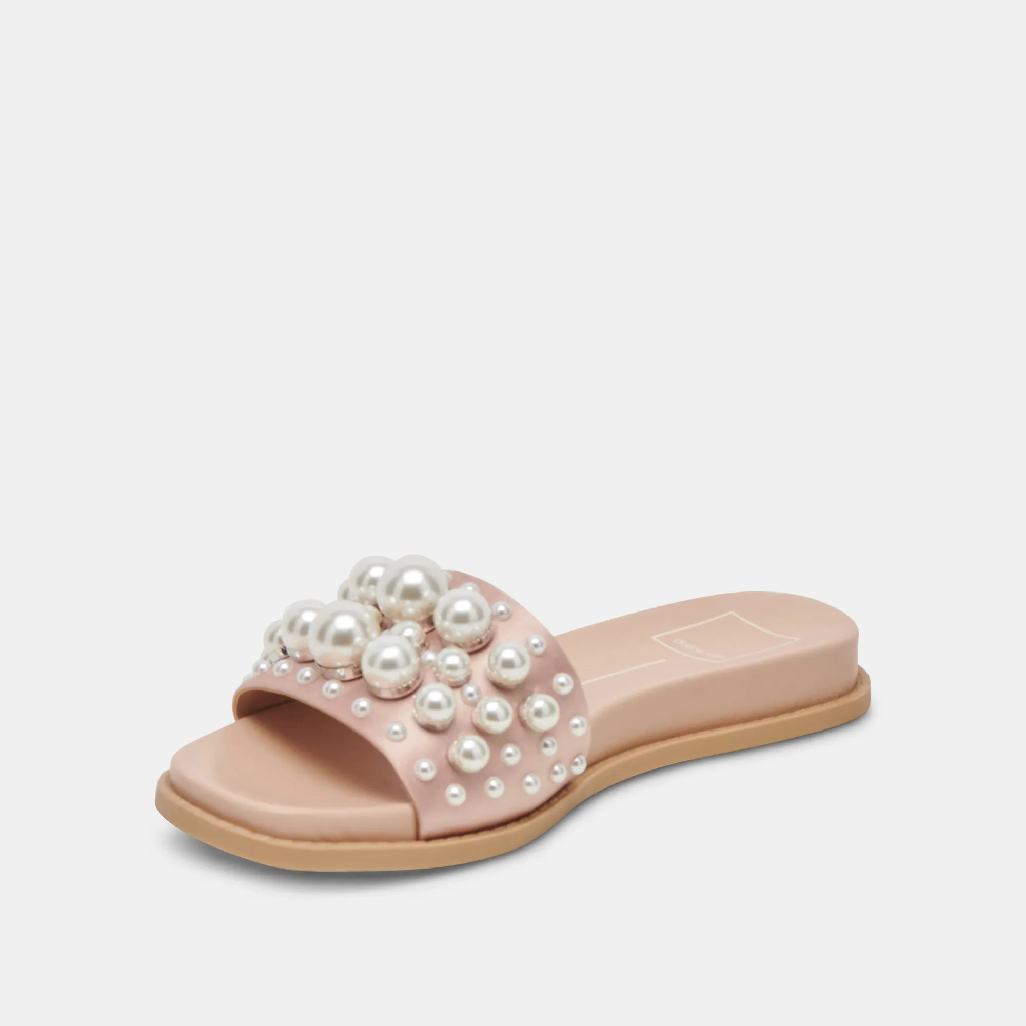 SANDALES GABBI PEARL ROSE NACRÉ PERLES