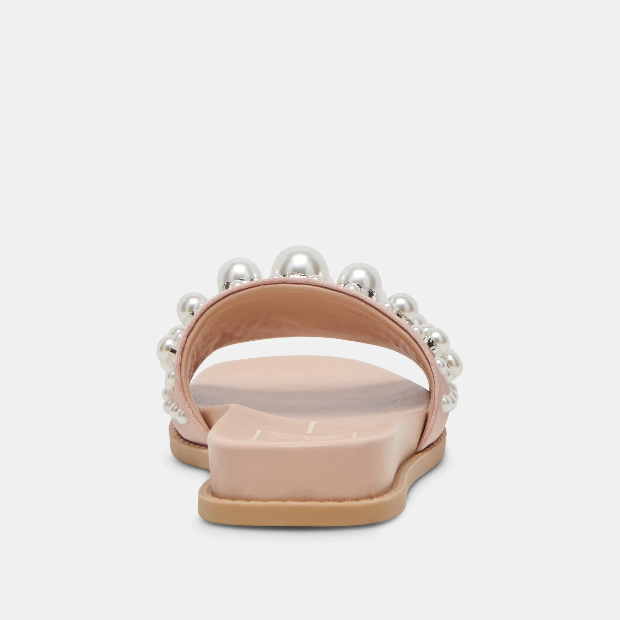 SANDALES GABBI PEARL ROSE NACRÉ PERLES