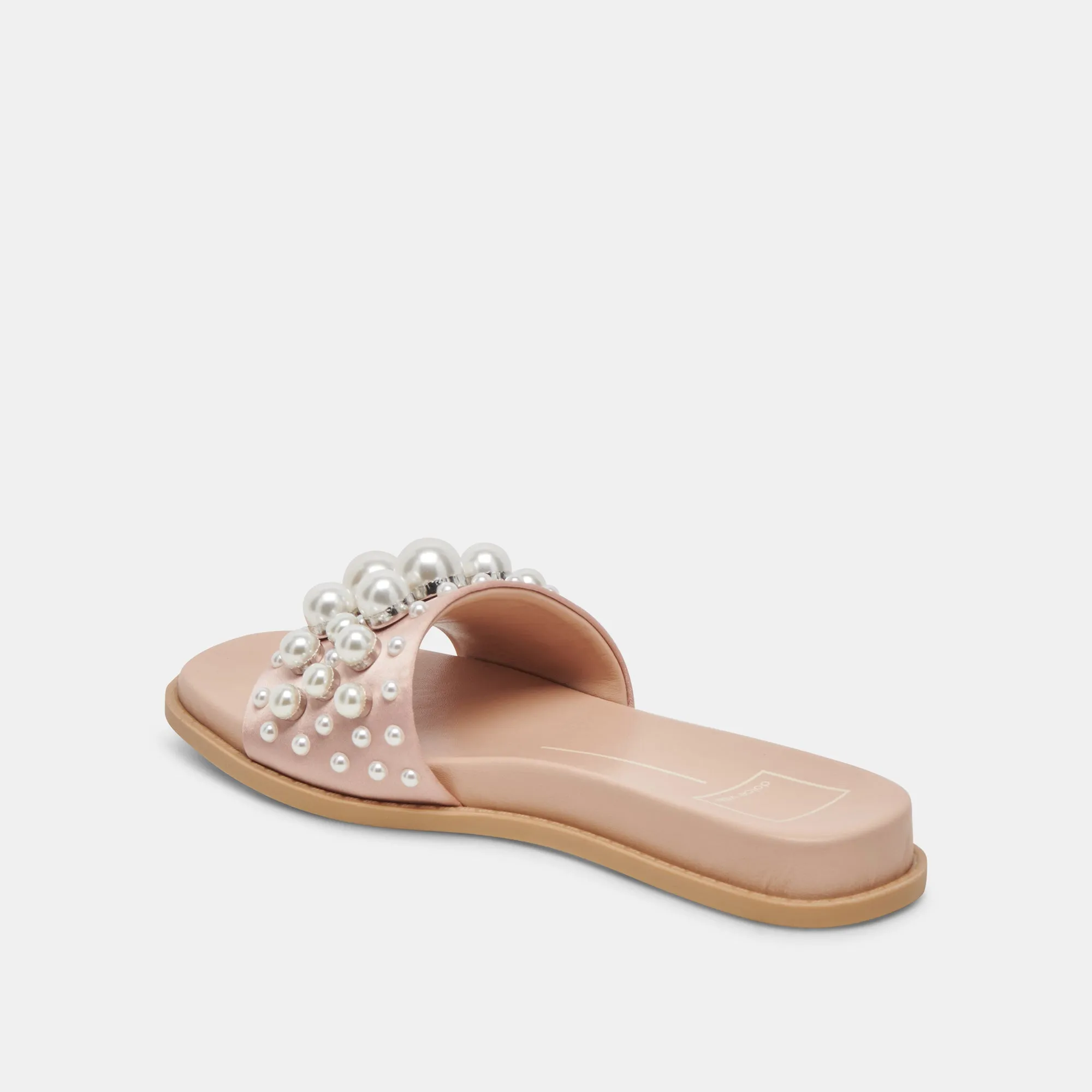 SANDALES GABBI PEARL ROSE NACRÉ PERLES