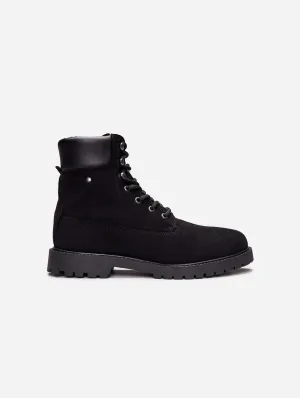 Bottes de montagne isolées unisexes en simili vegan Gadea | Noir