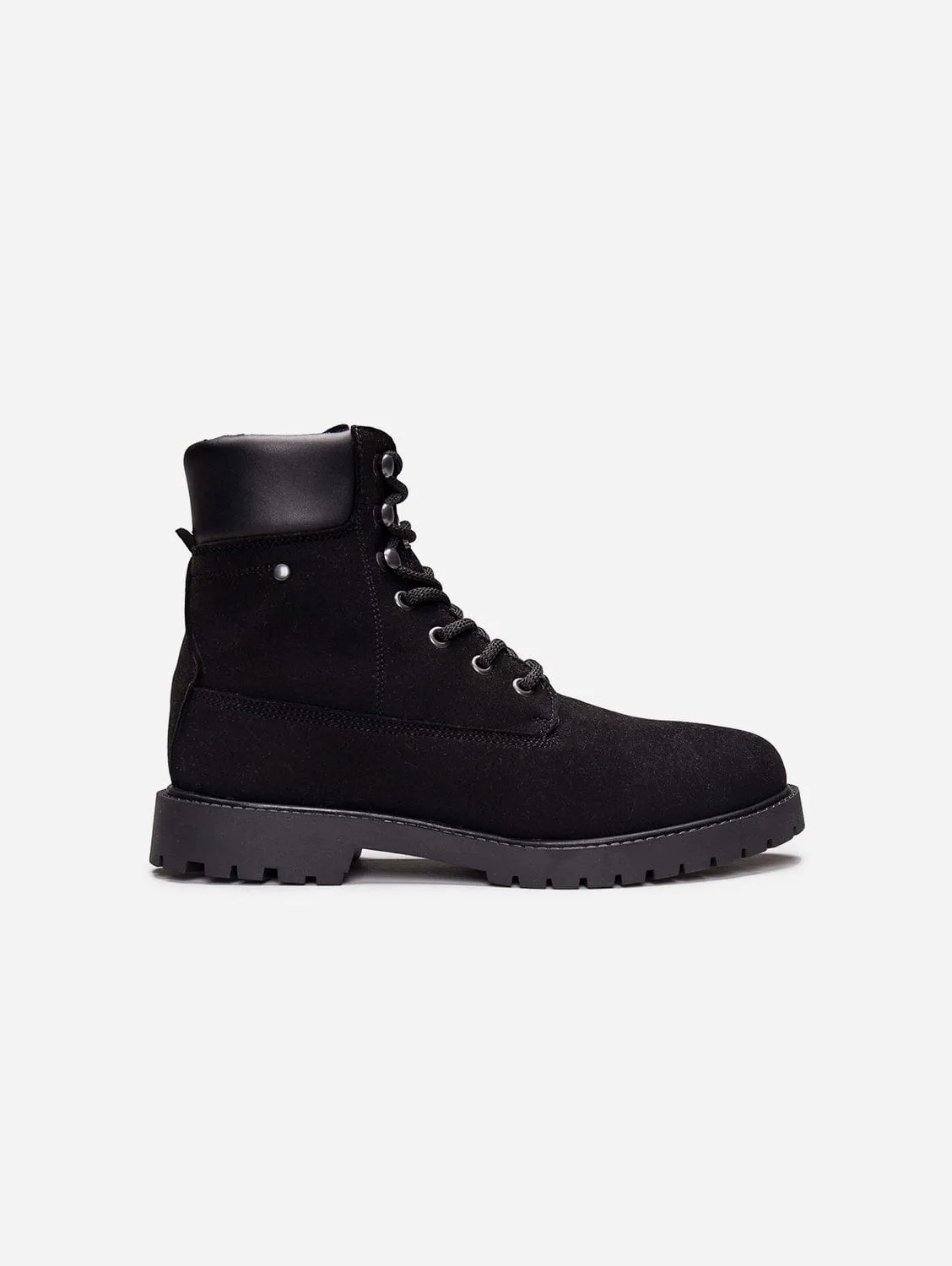 Bottes de montagne isolées unisexes en simili vegan Gadea | Noir