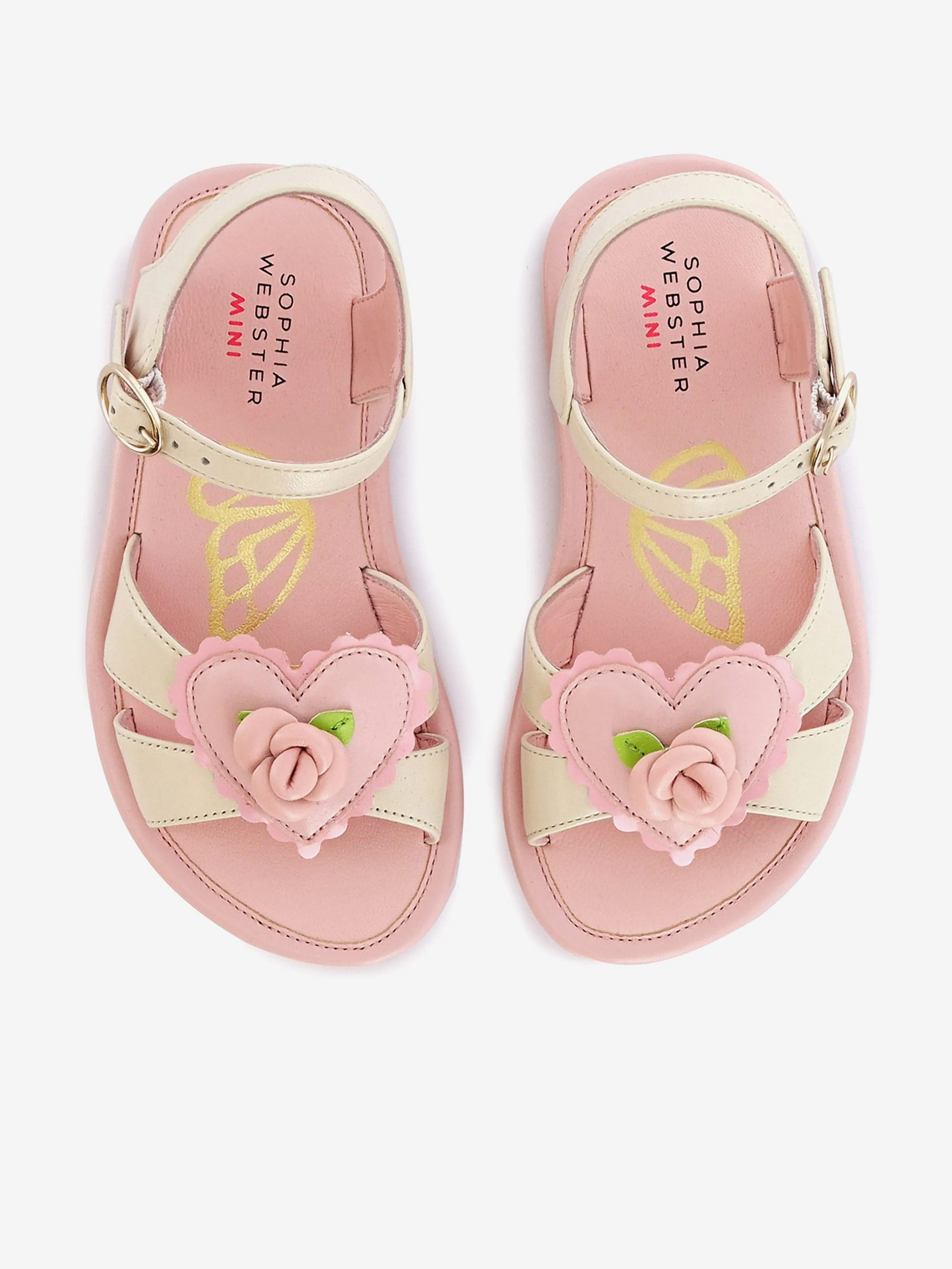 Sandales Amora pour Filles en Rose