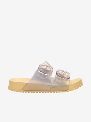 Sandales coulissantes confortables pour filles en or
