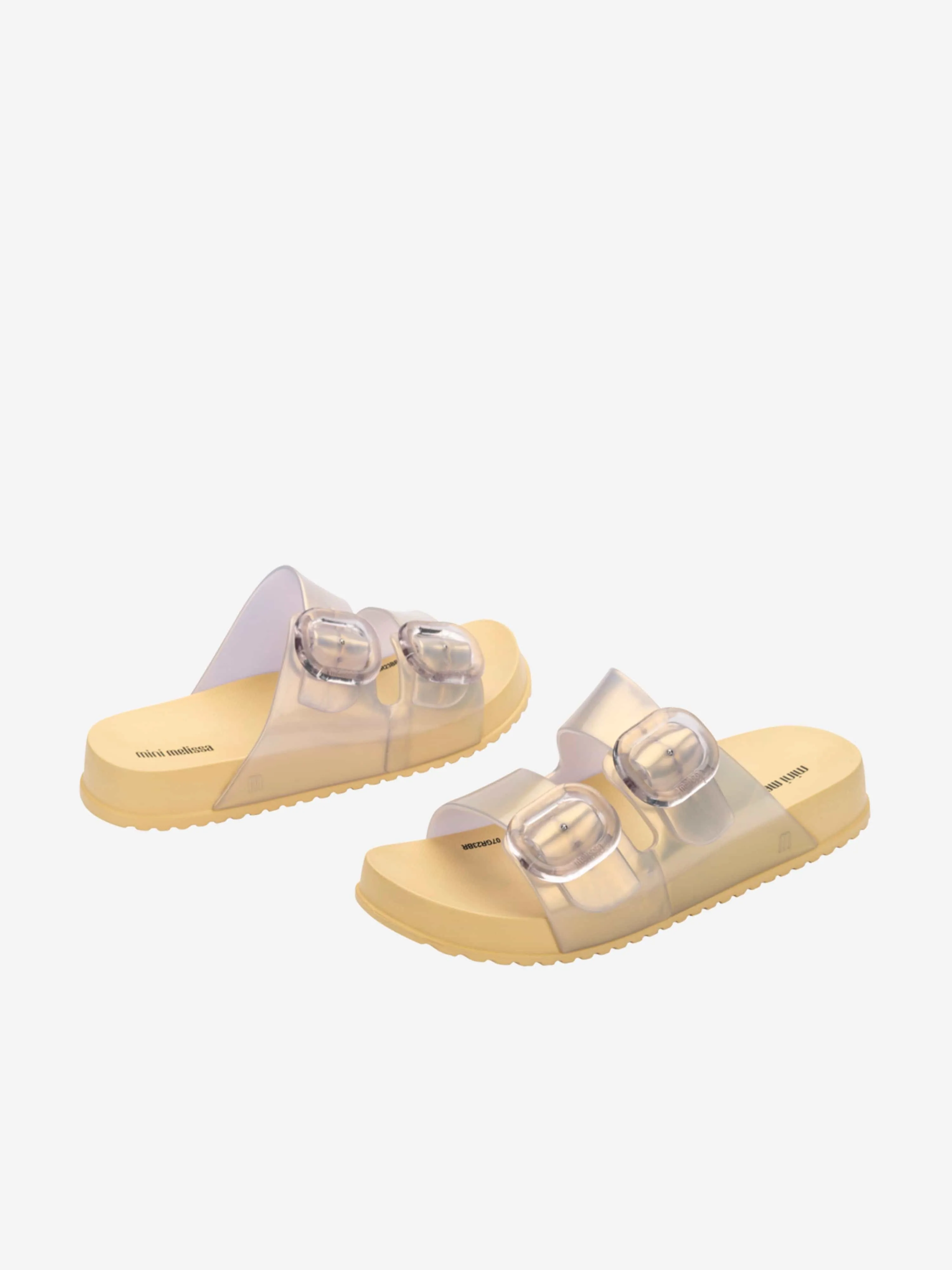 Sandales coulissantes confortables pour filles en or