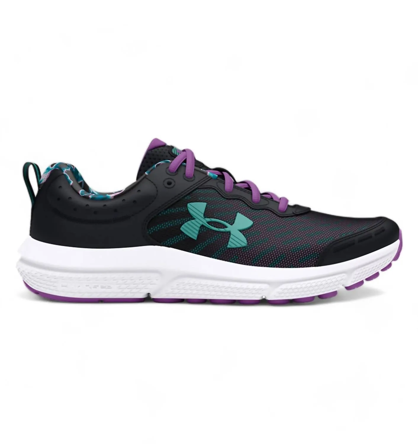 Baskets Print Assert 10 pour Filles en Noir/violet Provence/turquoise Radial - Chaussures Ecco