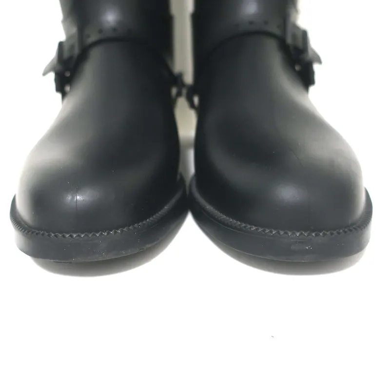 Bottes d'équitation en caoutchouc Givenchy Noir Taille 38 Bottes de pluie montantes