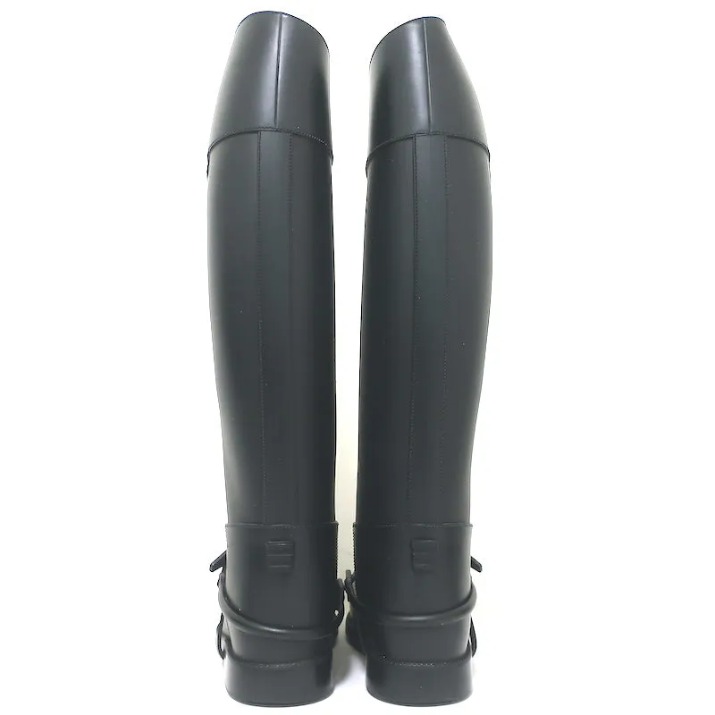 Bottes d'équitation en caoutchouc Givenchy Noir Taille 38 Bottes de pluie montantes