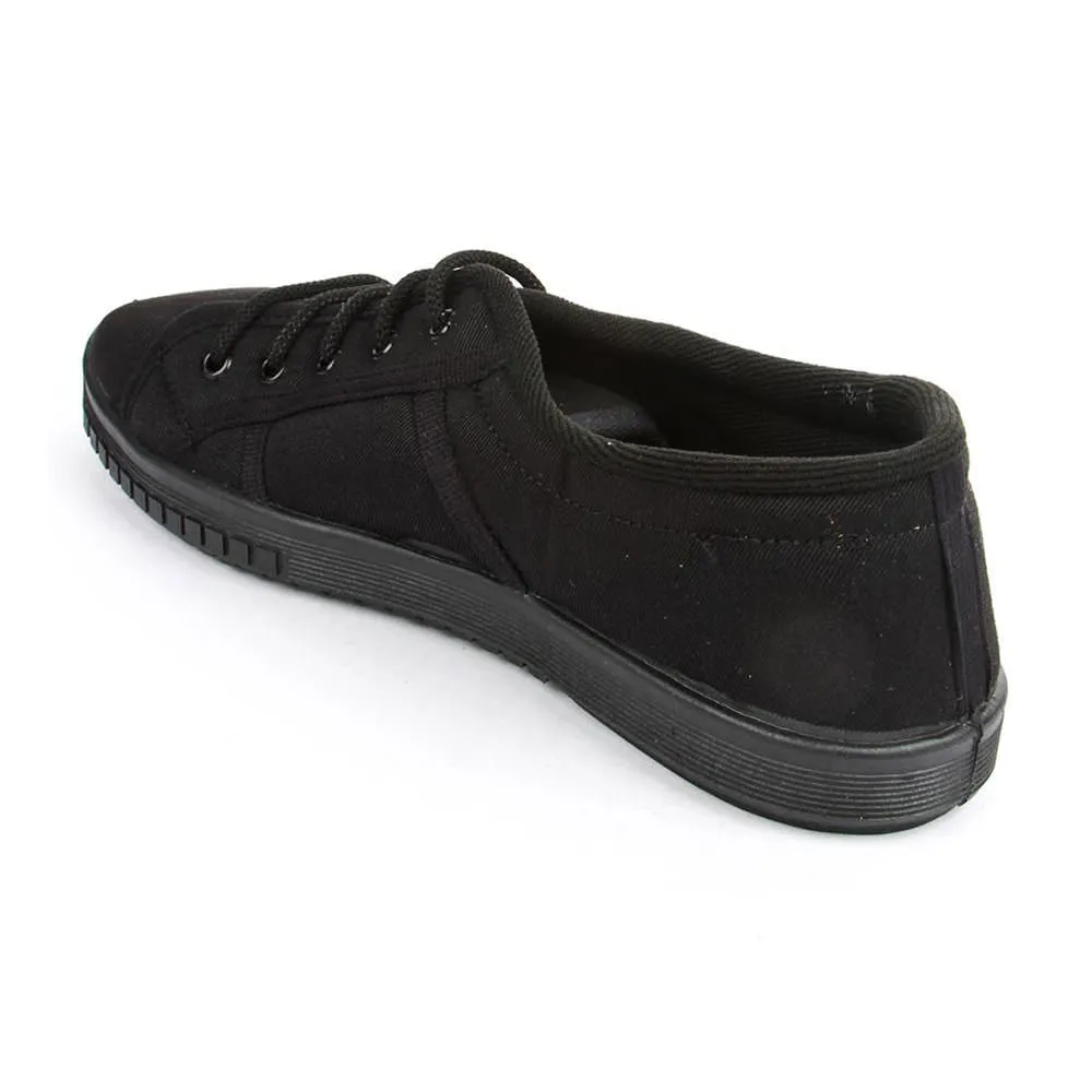 Chaussures Casual à Lacets Noires Pour Homme JUMPER-E Par Liberty