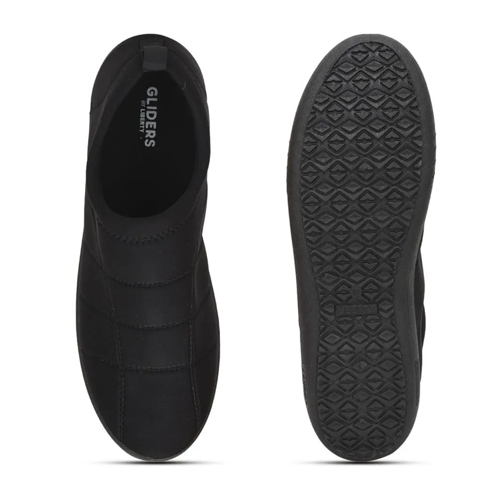 Chaussures bateau décontractées pour hommes Gliders (Noir) Harvey-901 par Liberty