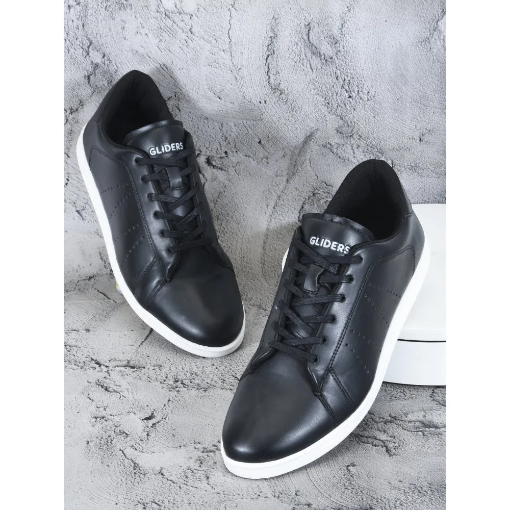 Baskets décontractées Gliders à lacets noirs pour hommes ANDERSON By Liberty