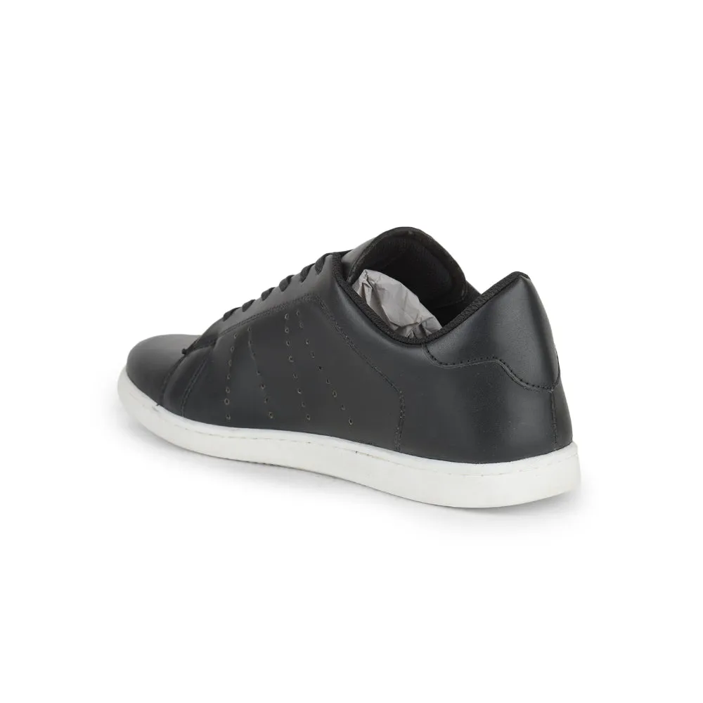 Baskets décontractées Gliders à lacets noirs pour hommes ANDERSON By Liberty