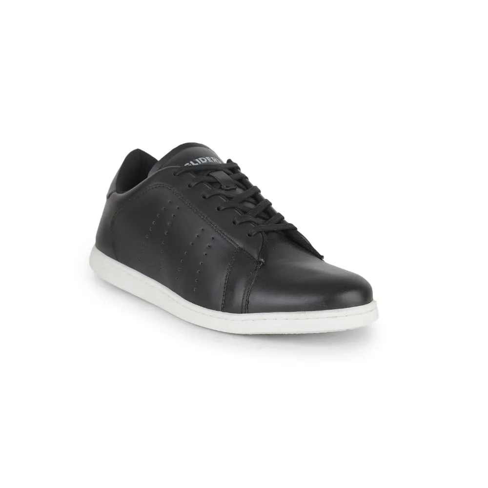 Baskets décontractées Gliders à lacets noirs pour hommes ANDERSON By Liberty