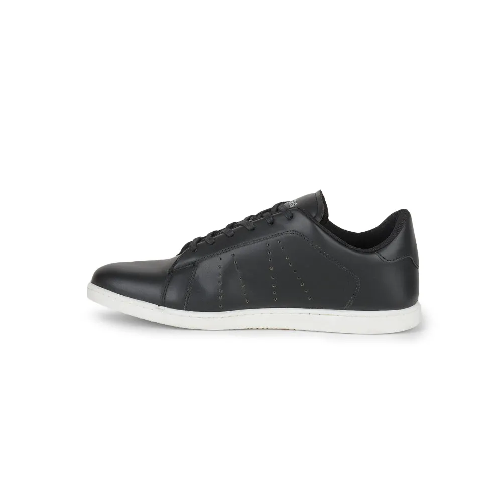 Baskets décontractées Gliders à lacets noirs pour hommes ANDERSON By Liberty