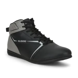 Baskets décontractées à lacets noirs pour hommes RIDER-E par Liberty