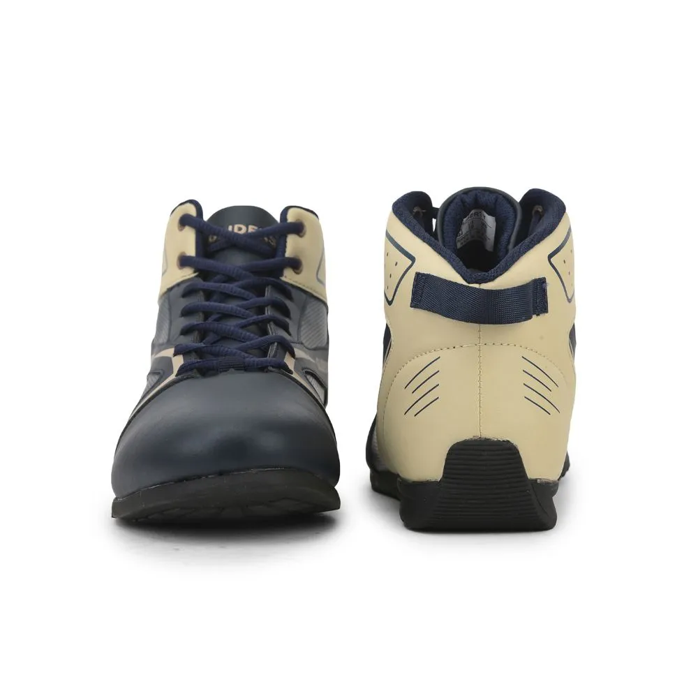 Baskets décontractées à lacets bleu marine Gliders pour hommes RIDER-E par Liberty