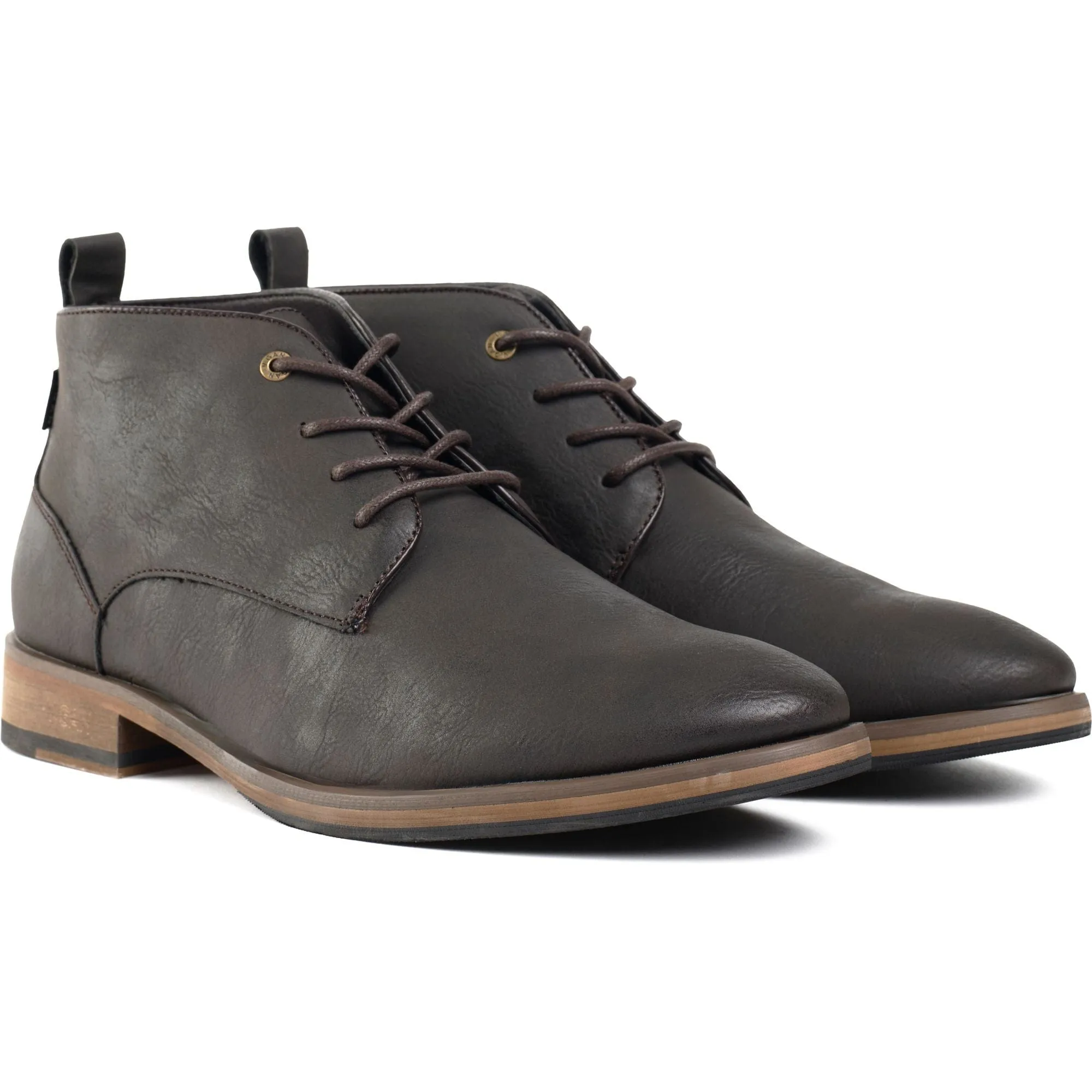 Bottes Chukka en Simili-Cuir Végane pour Homme Goji 2 | Marron