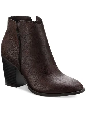 Graceyy Bottines pour Femmes en Similicuir Embossé Chaussures Ecco