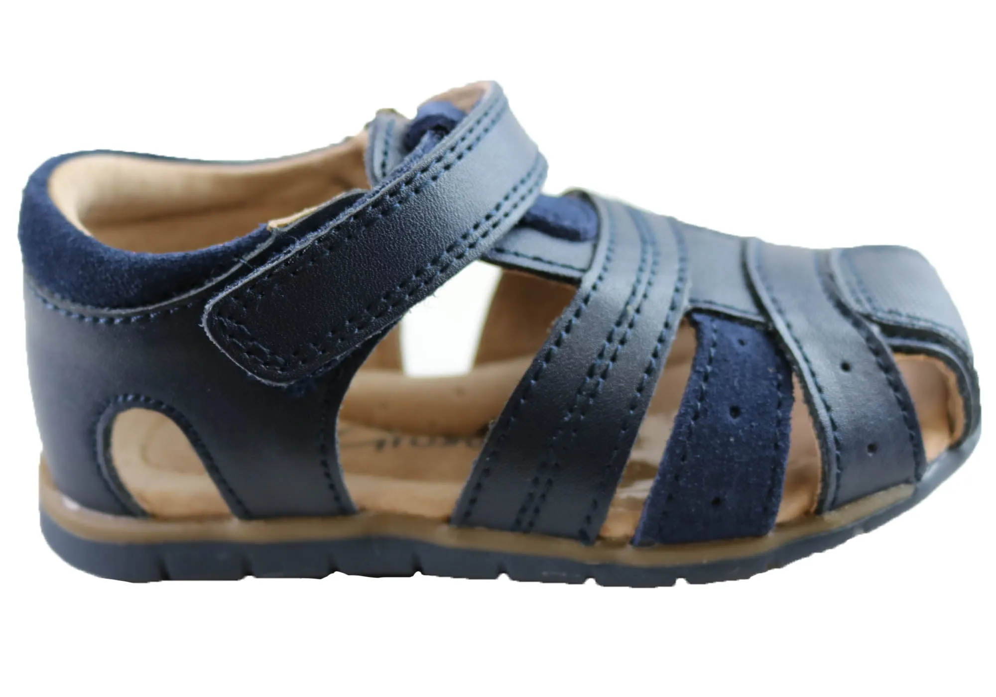 Grosby Albion Sandales en cuir confortables pour bébés et tout-petits Chaussures Grosby