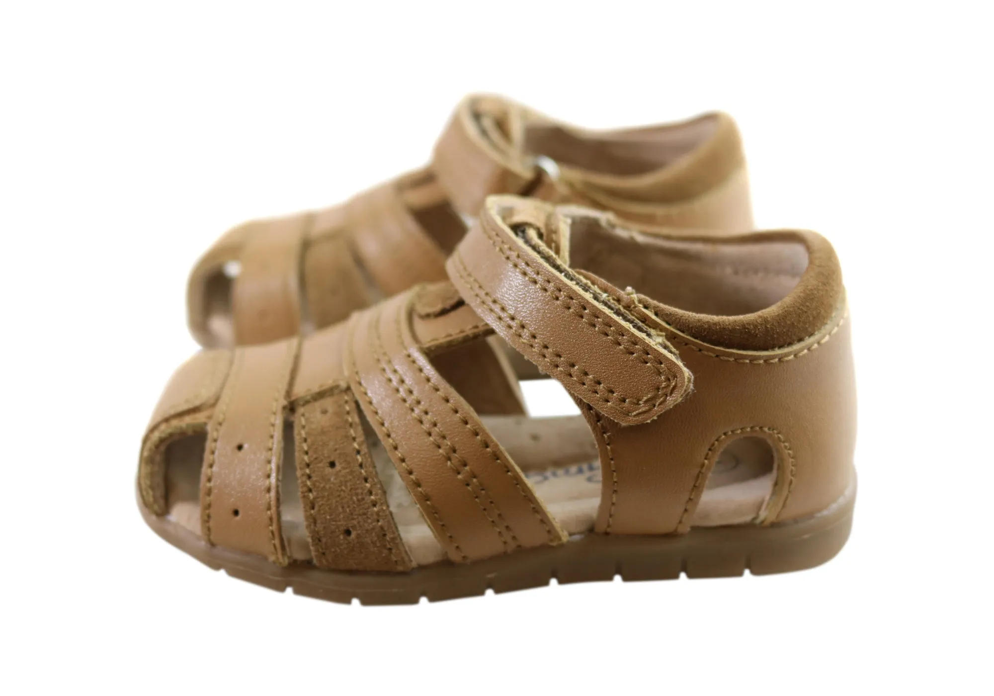Grosby Albion Sandales en cuir confortables pour bébés et tout-petits Chaussures Grosby