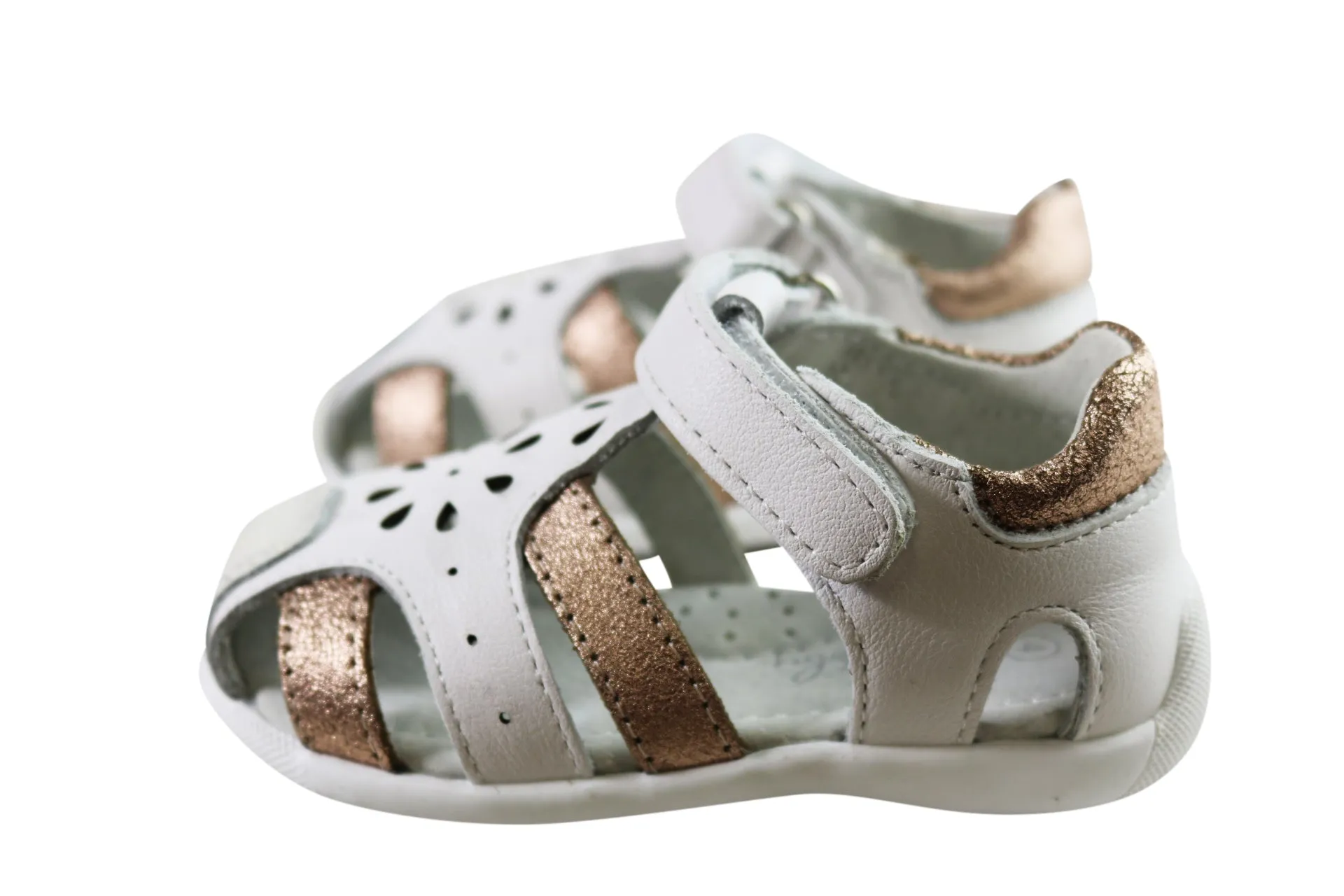 Grosby Alisa Sandales en Cuir Confortables pour Bébés, Tout-Petits et Filles