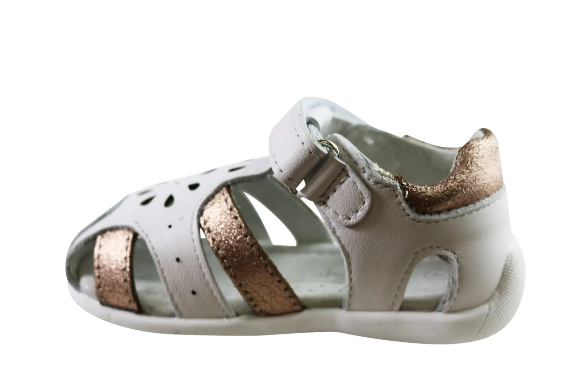 Grosby Alisa Sandales en Cuir Confortables pour Bébés, Tout-Petits et Filles