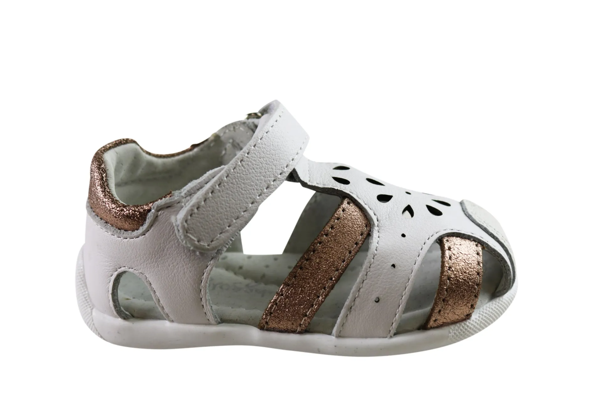 Grosby Alisa Sandales en Cuir Confortables pour Bébés, Tout-Petits et Filles