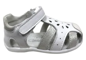 Grosby Alisa Sandales en Cuir Confortables pour Bébés, Tout-Petits et Filles