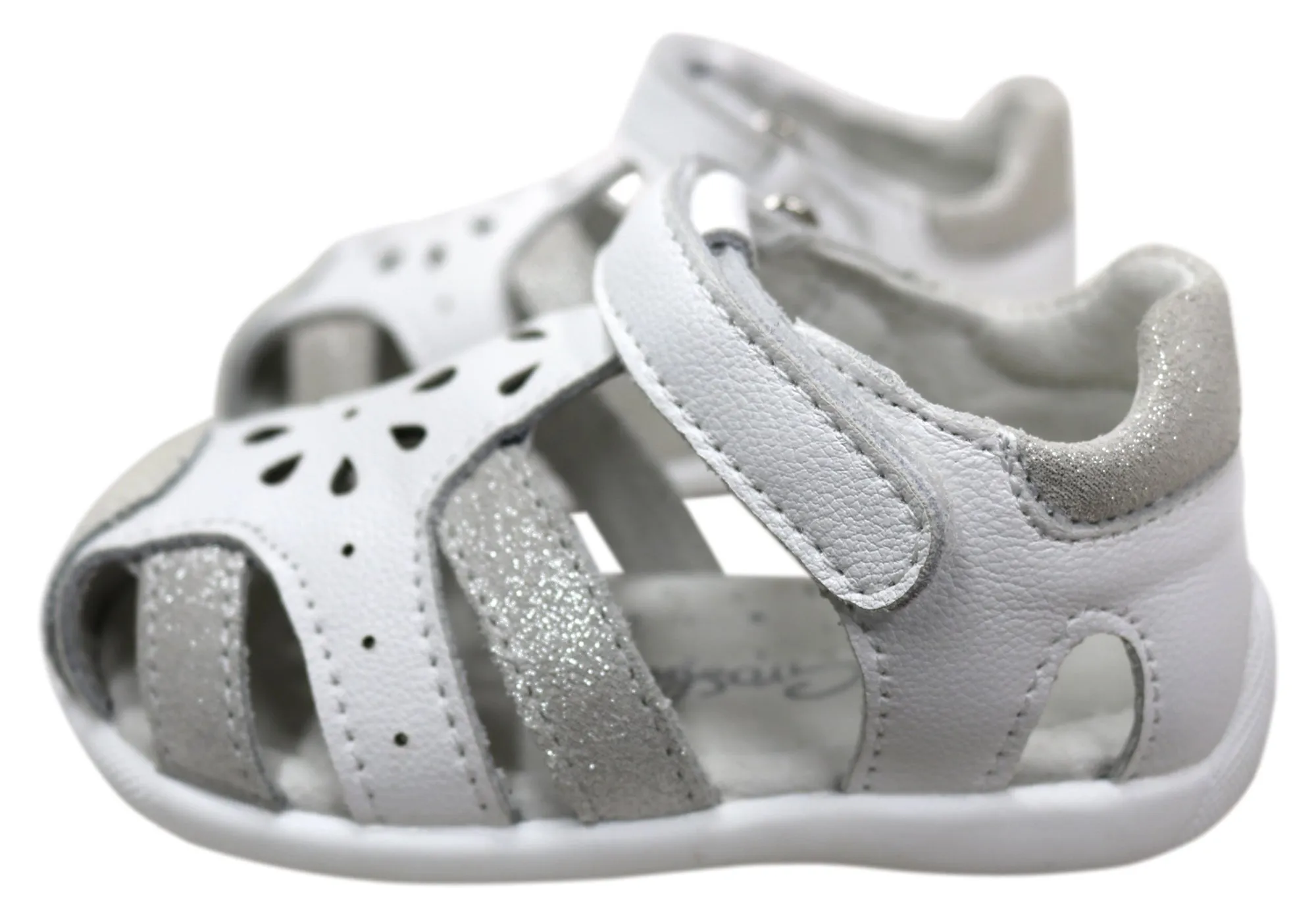 Grosby Alisa Sandales en Cuir Confortables pour Bébés, Tout-Petits et Filles