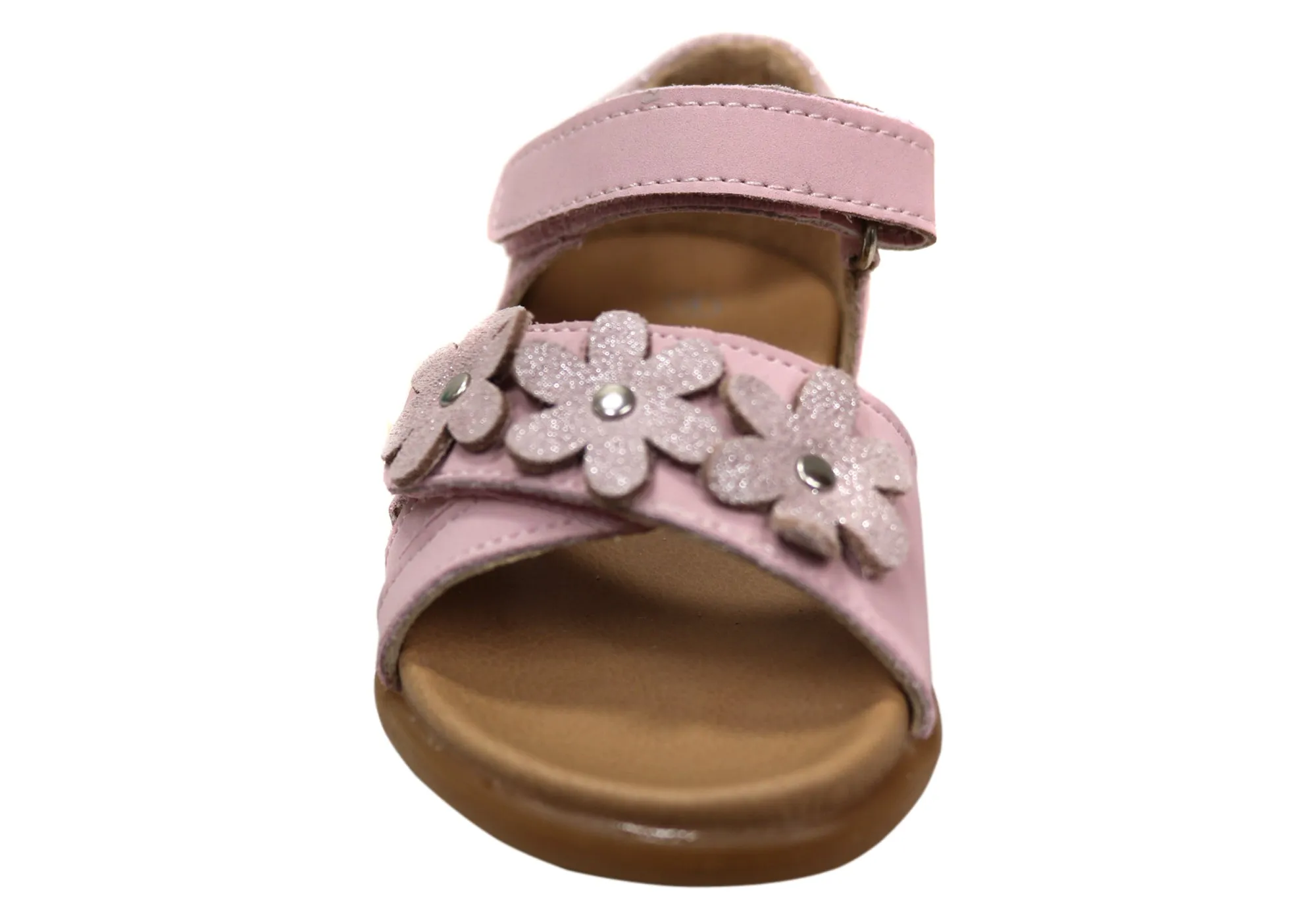 Grosby Azalea Sandales en Cuir Confortables pour Bébés, Tout-Petits et Filles