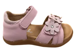 Grosby Azalea Sandales en Cuir Confortables pour Bébés, Tout-Petits et Filles