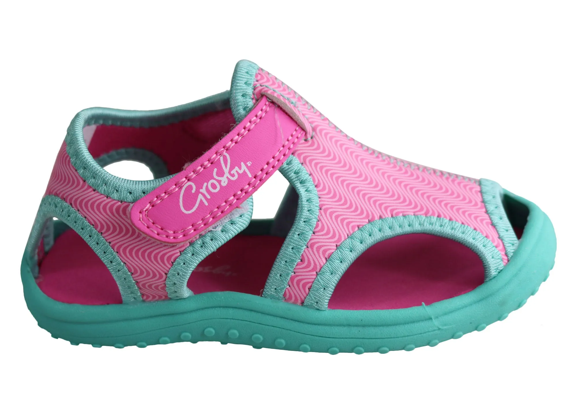 Grosby Cage Sandales Confortables pour Bébé, Tout-Petit, Junior et Enfants, Chaussures Grosby
