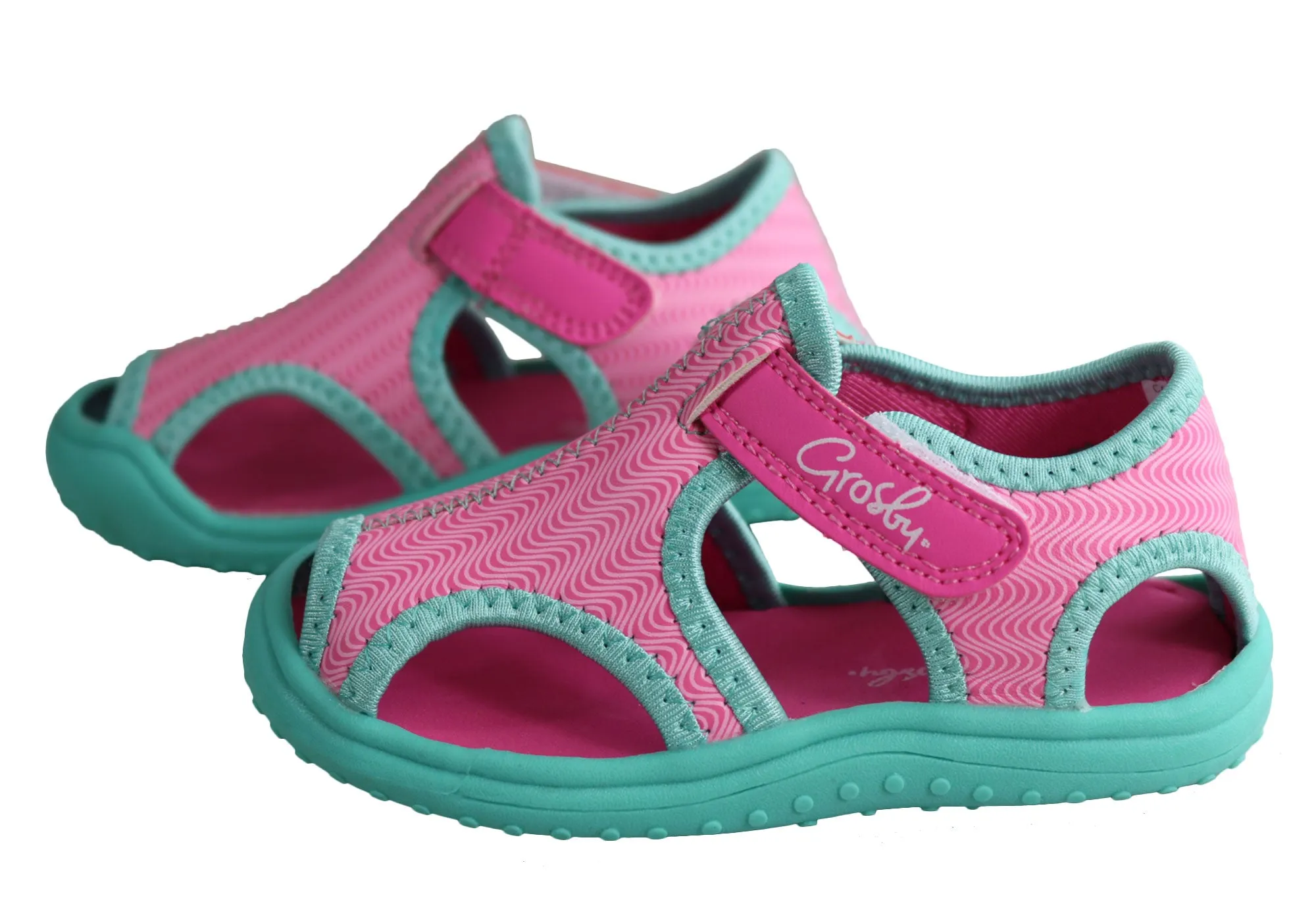 Grosby Cage Sandales Confortables pour Bébé, Tout-Petit, Junior et Enfants, Chaussures Grosby