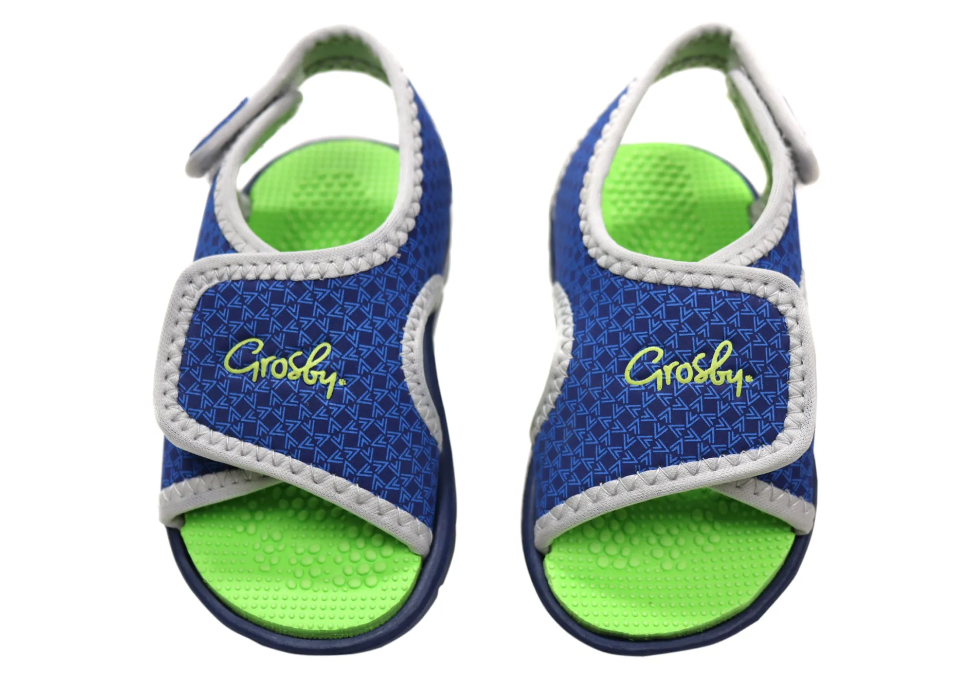Grosby Chip Sandales Confortables et Réglables pour Bébés, Tout-Petits, Juniors et Enfants